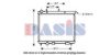 AKS DASIS 060034N Radiator, engine cooling